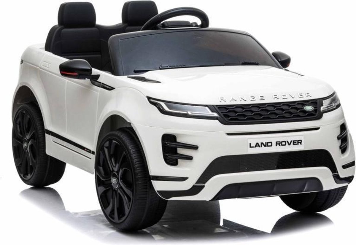 Range Rover Evoque - Wit - Softstart - Diverse opties | Elektrische Kinderauto | Met afstandsbediening